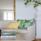 Buy Luxe Cushions & Linens - Yellow Ruffle Stripe Linen Cushion Cover 40 x 60 - By Luxe & Beau Designs 