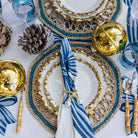 Ocean Blue Bow Napkins (Set of 4) - LUXE AND BEAU