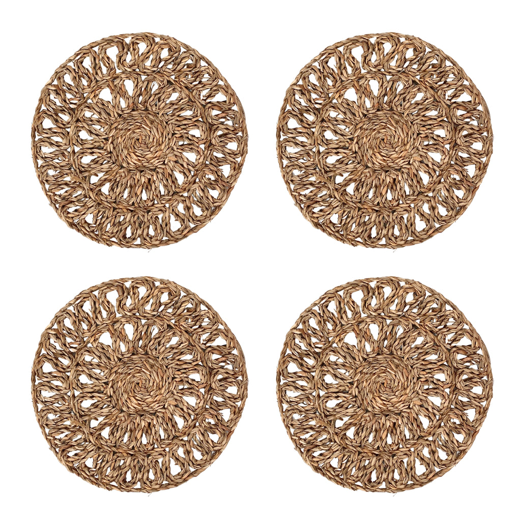 Buy Luxe Cushions & Linens - Natural Placemat (Set of 4) - By Luxe & Beau Designs 