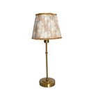 Buy Luxe Cushions & Linens - Beige Toile Scallop Shade USB Table Lamp - By Luxe & Beau Designs 