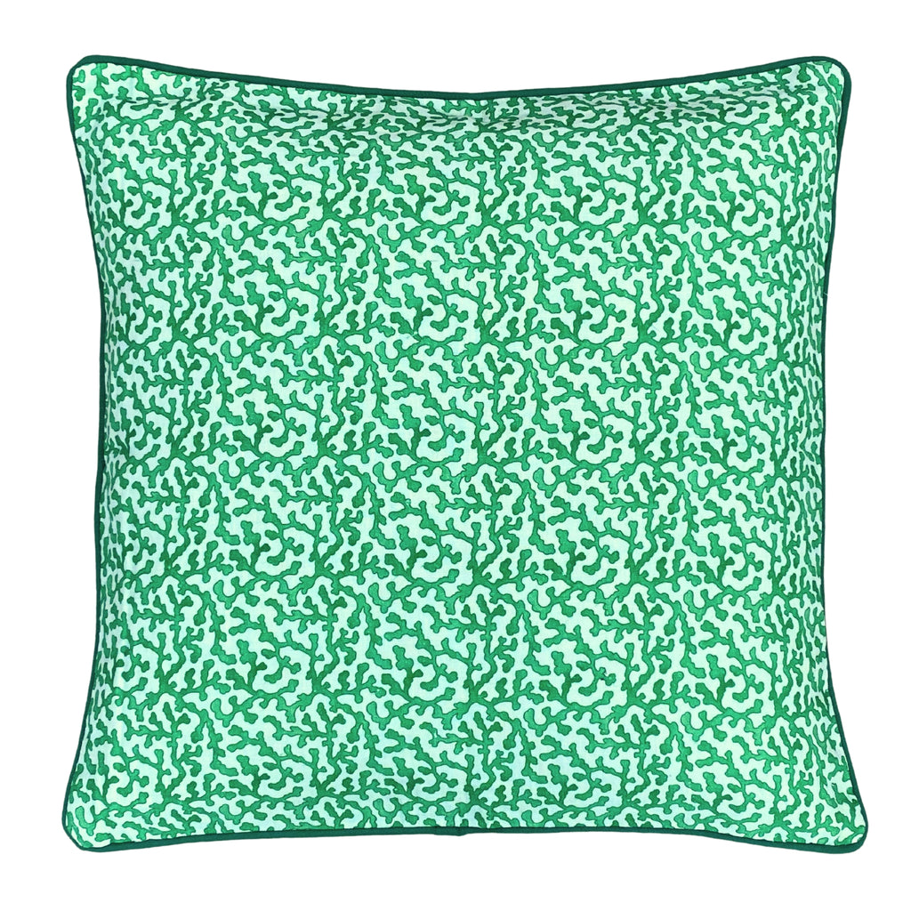 Buy Luxe Cushions & Linens - Sardinia Green Cushion Cover - By Luxe & Beau Designs 