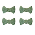 Buy Luxe Cushions & Linens - Bow Napkin Ring Raffia Green (Set Of 4) - By Luxe & Beau Designs 