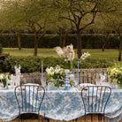 Ocean Blue Fruit Toile Table Cloth - LUXE AND BEAU