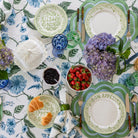 Buy Luxe Cushions & Linens - Green Bon Appétit Starter Plate - By Luxe & Beau Designs 