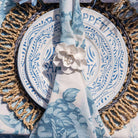 Ocean Blue Fruit Toile Napkins (Set of 4) - LUXE AND BEAU