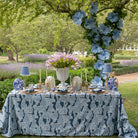 Bunnies at Brunch Blue Table Cloth - LUXE AND BEAU