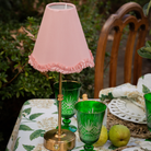 Blush Scallop Ruffle Lamp Shade - LUXE AND BEAU