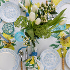 Buy Luxe Cushions & Linens - Blue Bon Appétit Starter Plate - By Luxe & Beau Designs 