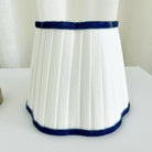 Buy Luxe Cushions & Linens - Blue Scallop Shade USB Table Lamp - By Luxe & Beau Designs 