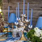 Dark Blue Taper Candles (Set of 4) - LUXE AND BEAU