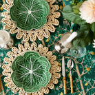 Buy Luxe Cushions & Linens - Green Cabbage Plate - By Luxe & Beau Designs 