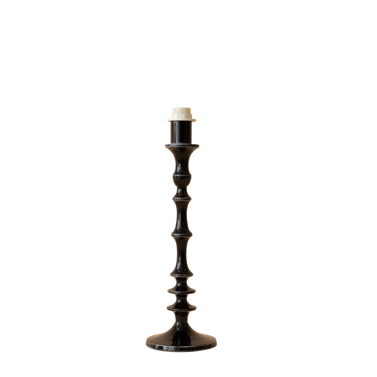 Black lamp base