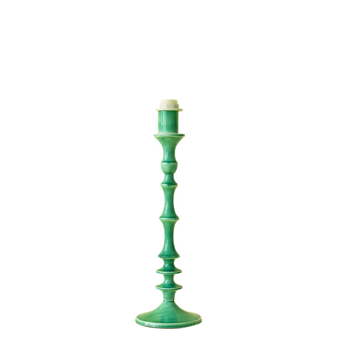 Emerald green lamp base