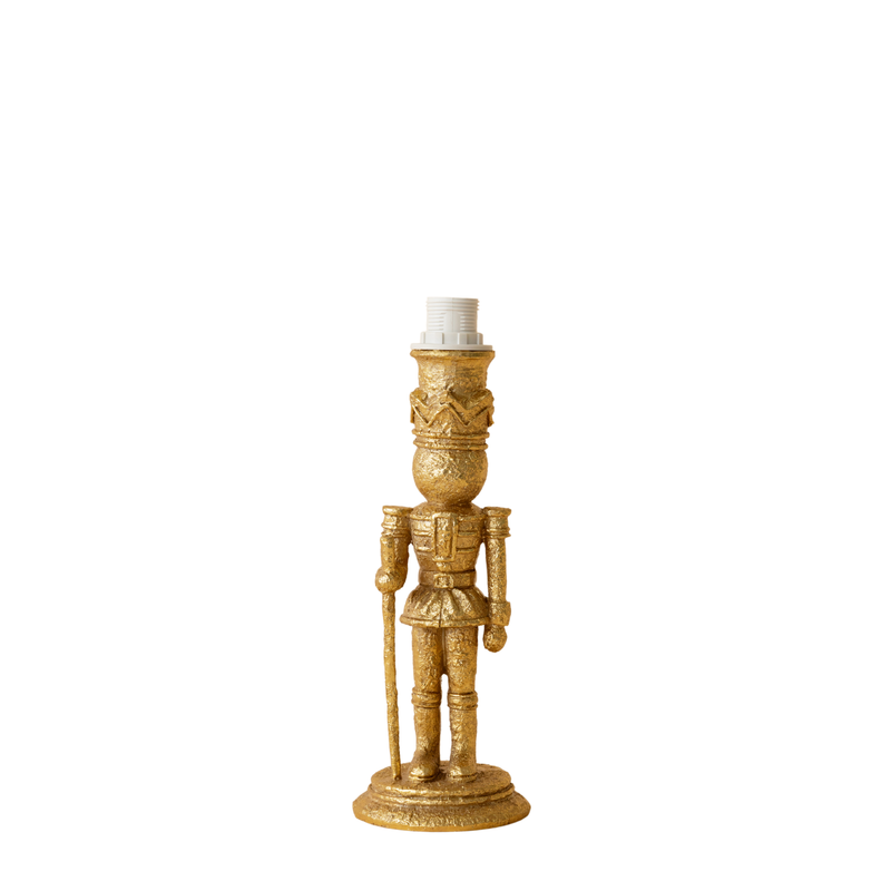 Gold Nutcracker Lamp