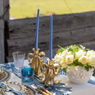 Medium Gold Bow Candle Holder (Set of 2) - LUXE AND BEAU