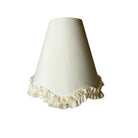 Ivory Scallop Ruffle Lamp Shade - LUXE AND BEAU