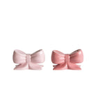 Pink Bow Salt & Pepper Shakers - LUXE AND BEAU