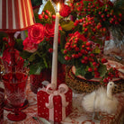 Pink and Red Present Candle Holders (Set of 2) - LUXE AND BEAU