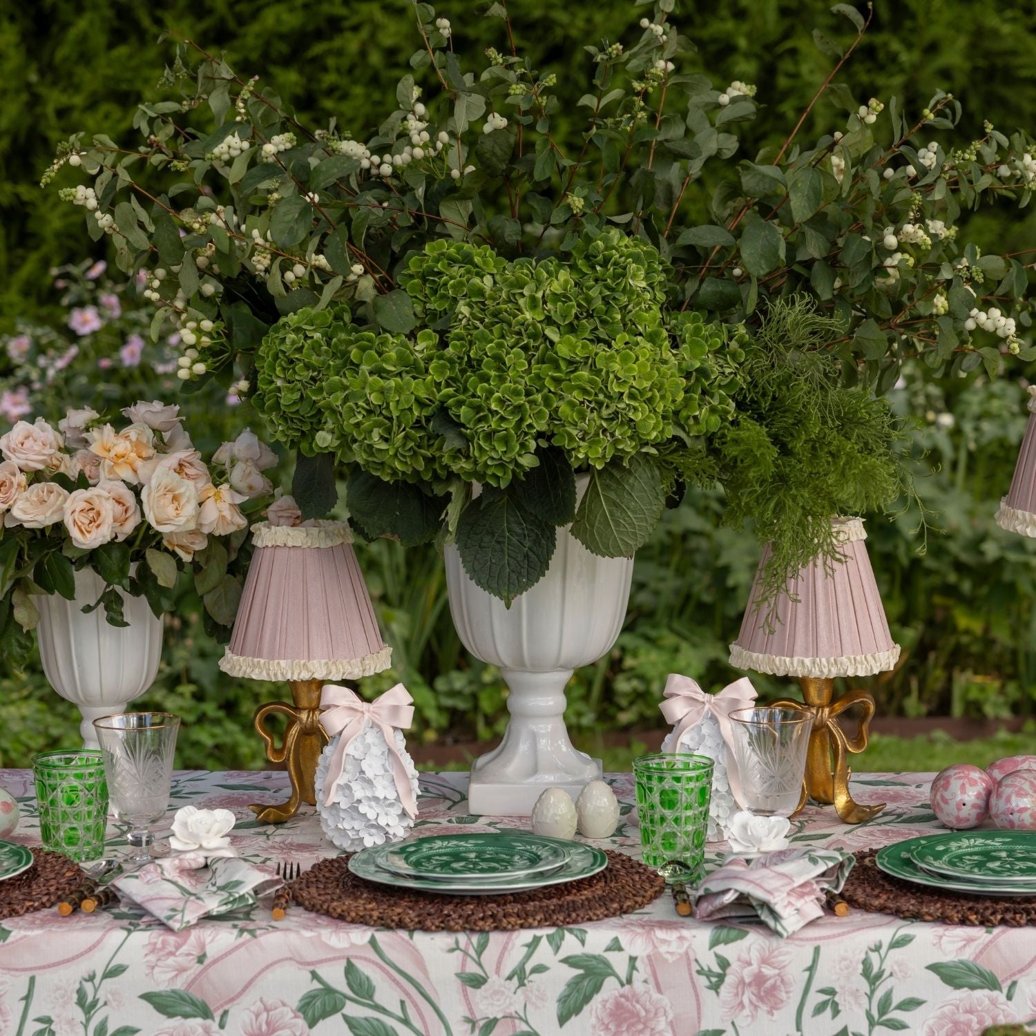 Blush Bow and Daisy Egg (Set of 2) - LUXE AND BEAU