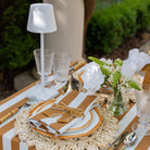 Buy Luxe Cushions & Linens - Geometric Bamboo Side Plate - By Luxe & Beau Designs 