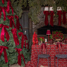 Large Rouge Velvet Bow - LUXE AND BEAU