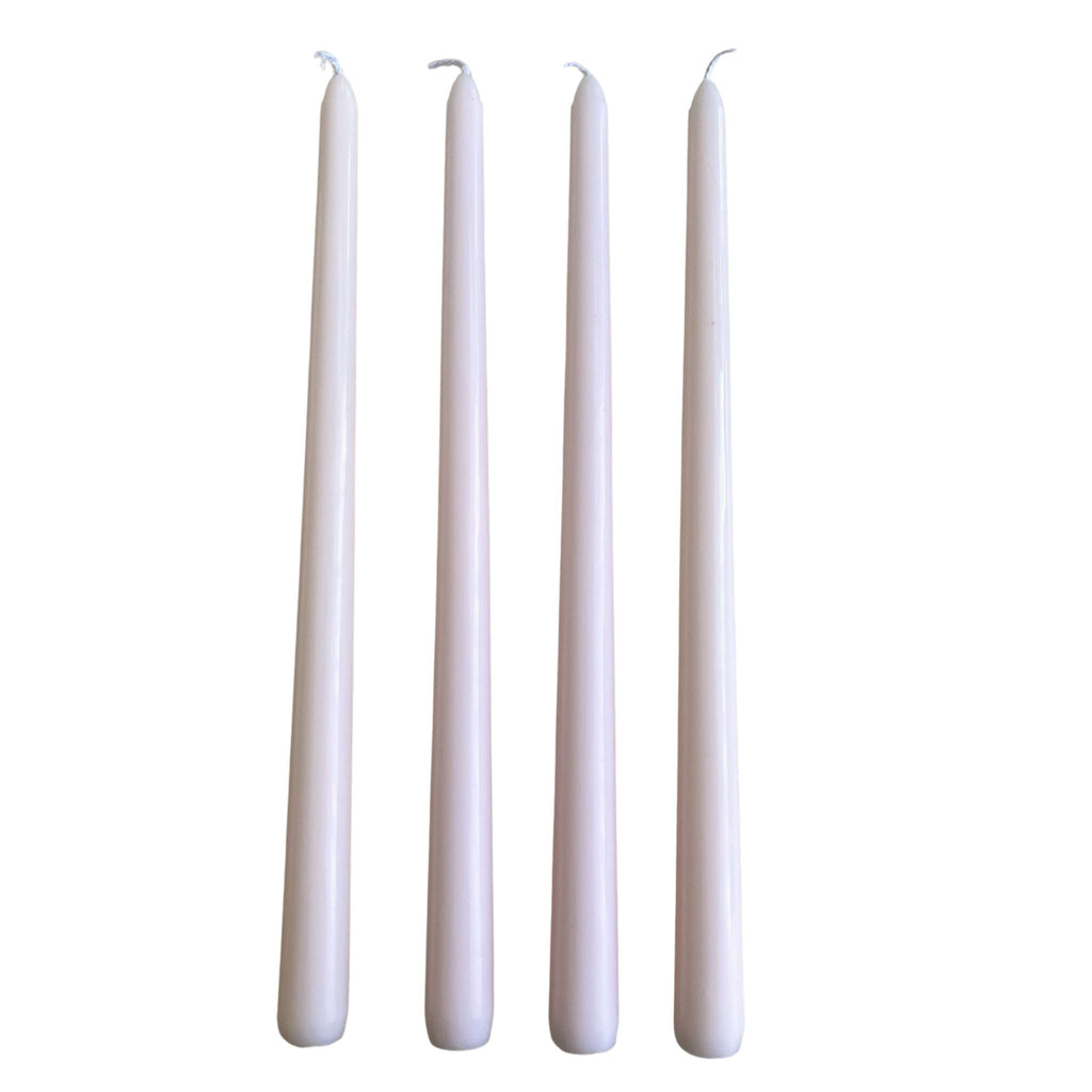 Buy Luxe Cushions & Linens - Petal Tapered Candle (Set of 4) - By Luxe & Beau Designs 
