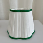 Buy Luxe Cushions & Linens - Green Scallop Shade USB Table Lamp - By Luxe & Beau Designs 