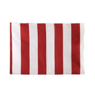Rouge Ruffle Stripe Table Cloth - LUXE AND BEAU