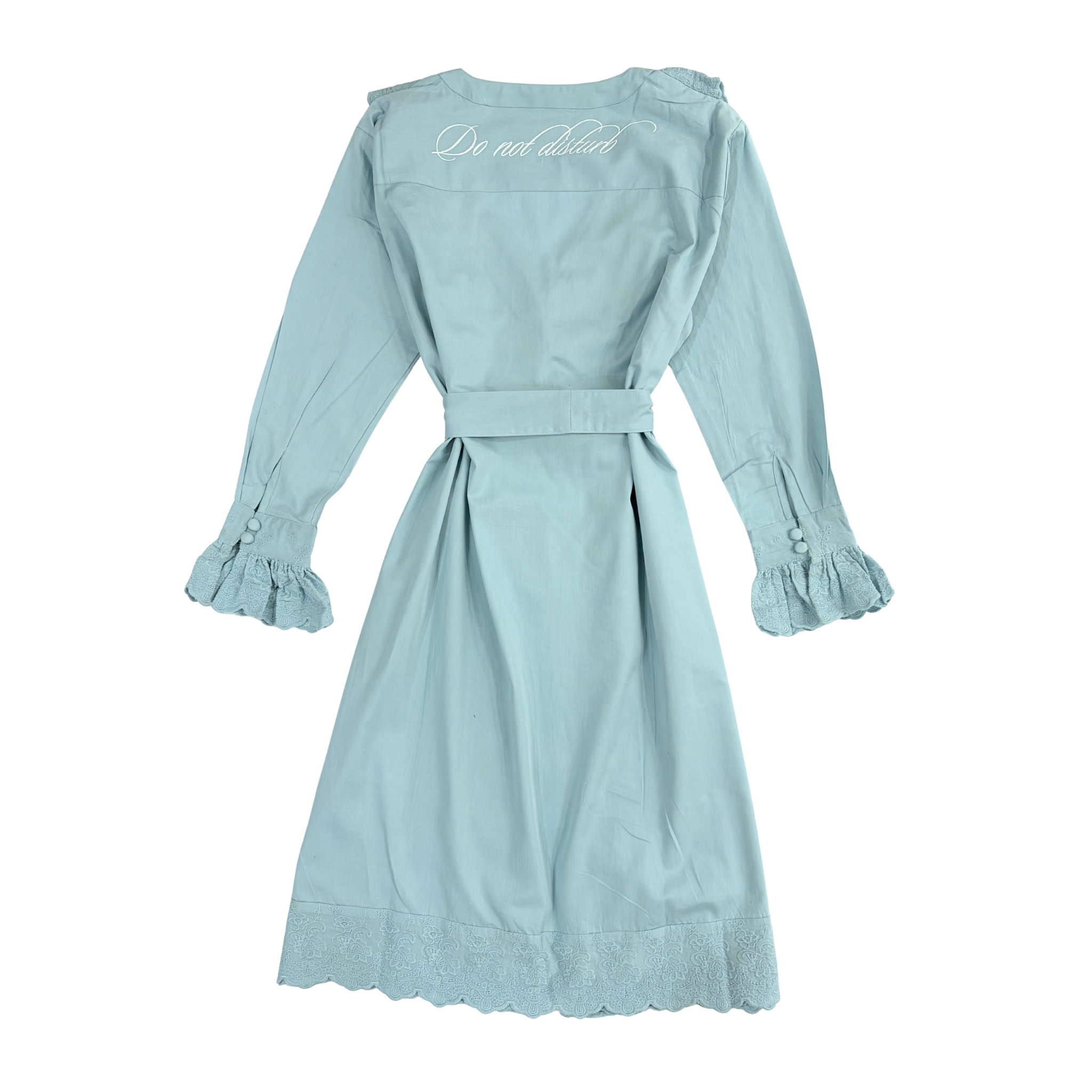 Blue Heirloom Lace Robe - LUXE AND BEAU