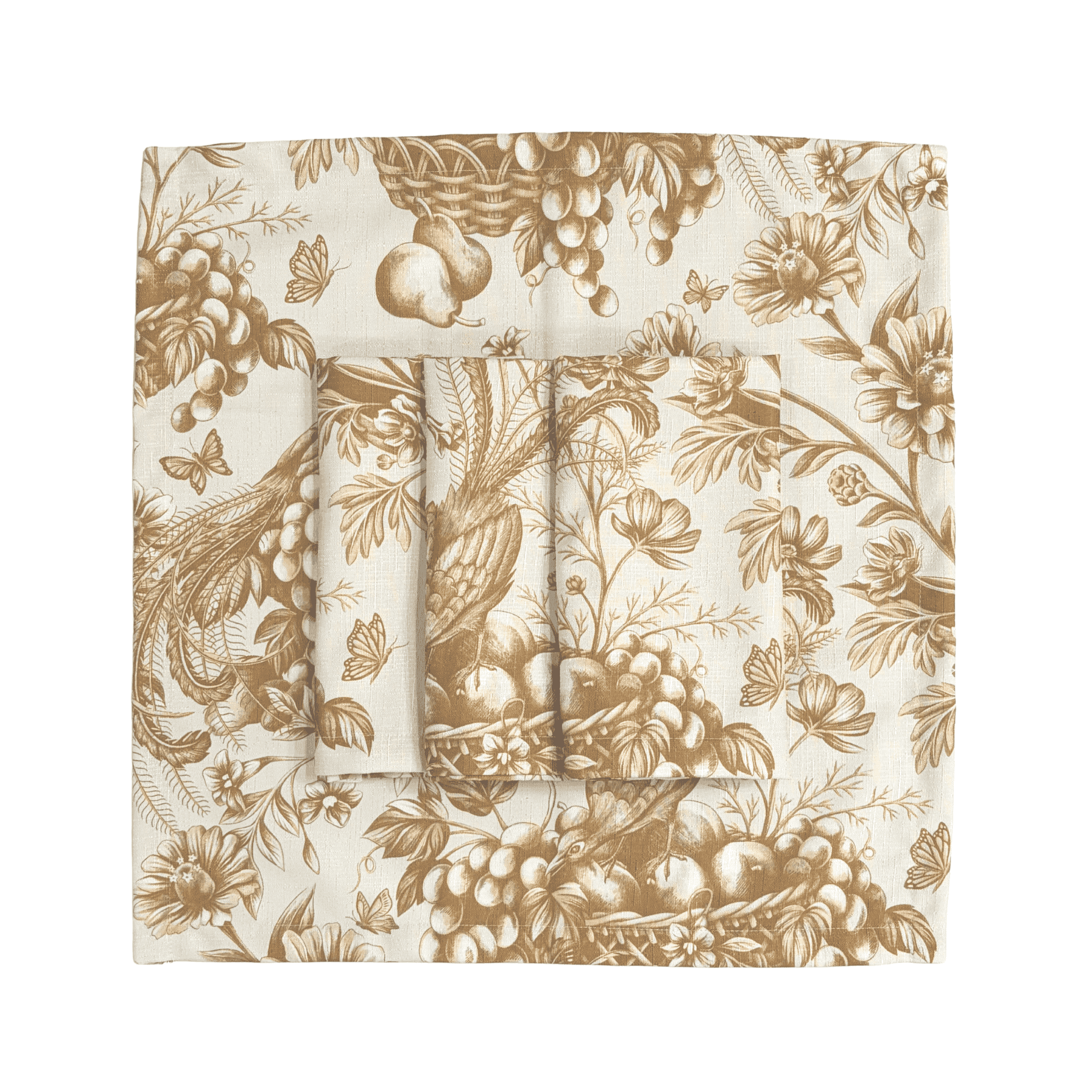 Gold Toile Napkins - LUXE AND BEAU