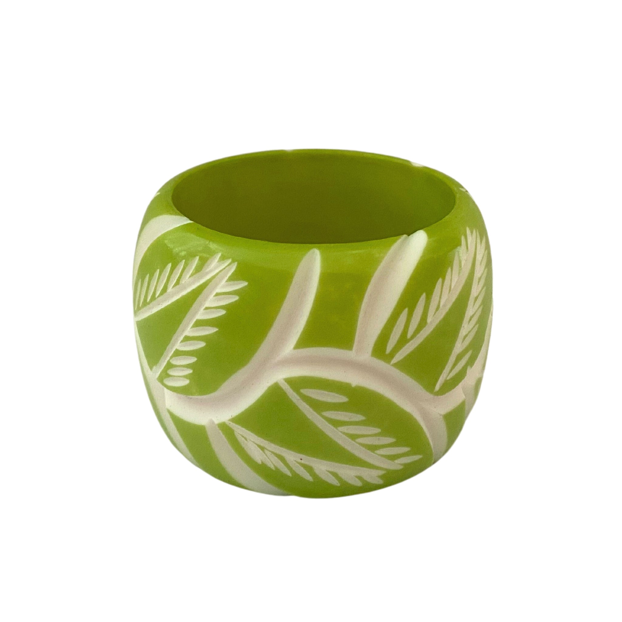 Buy Luxe Cushions & Linens - Green Vine Napkin Rings (Set of 4) - By Luxe & Beau Designs 