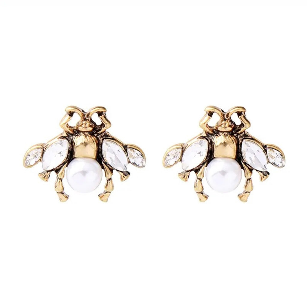 Buy Luxe Cushions & Linens - Bee Earrings FREE WITH ANY SLEEPWEAR PURCHASE - By Luxe & Beau Designs 
