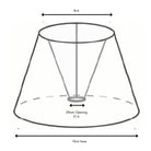 Ivory Scallop Ruffle Lamp Shade - LUXE AND BEAU