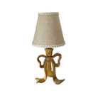 Natural Braided Trim Lamp Shade & Beau Base - Table Lamp - LUXE AND BEAU
