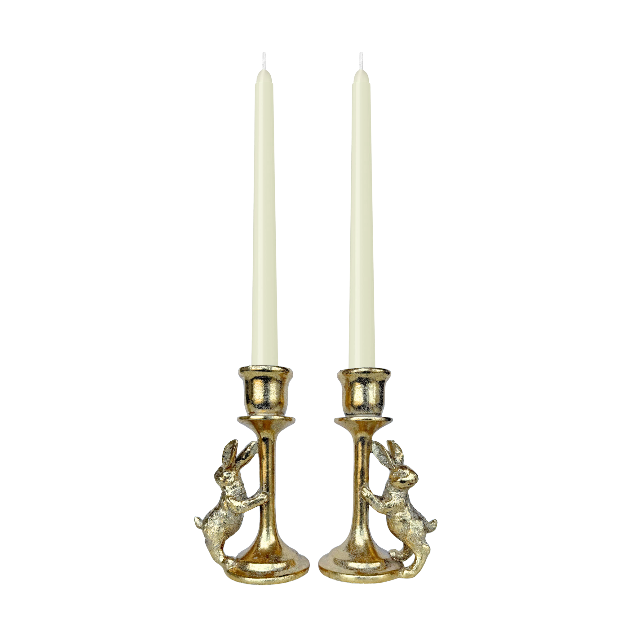Gold Bunny Candle Holder (Set of 2) - LUXE AND BEAU