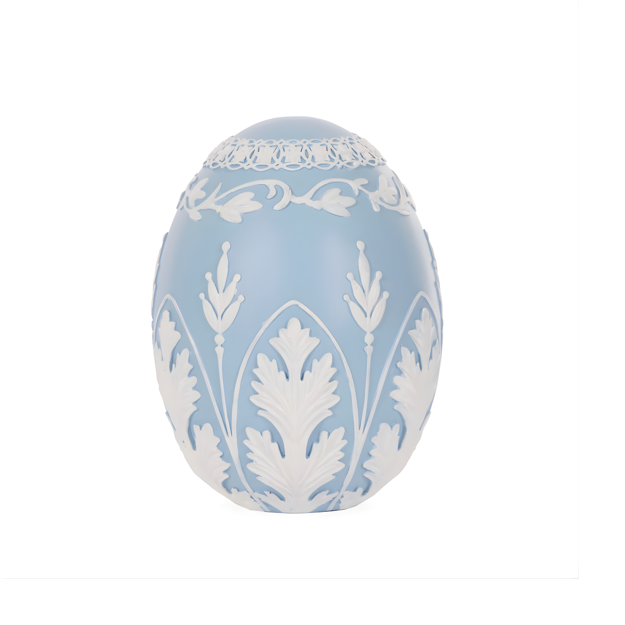Versailles Small Blue and White Egg - LUXE AND BEAU