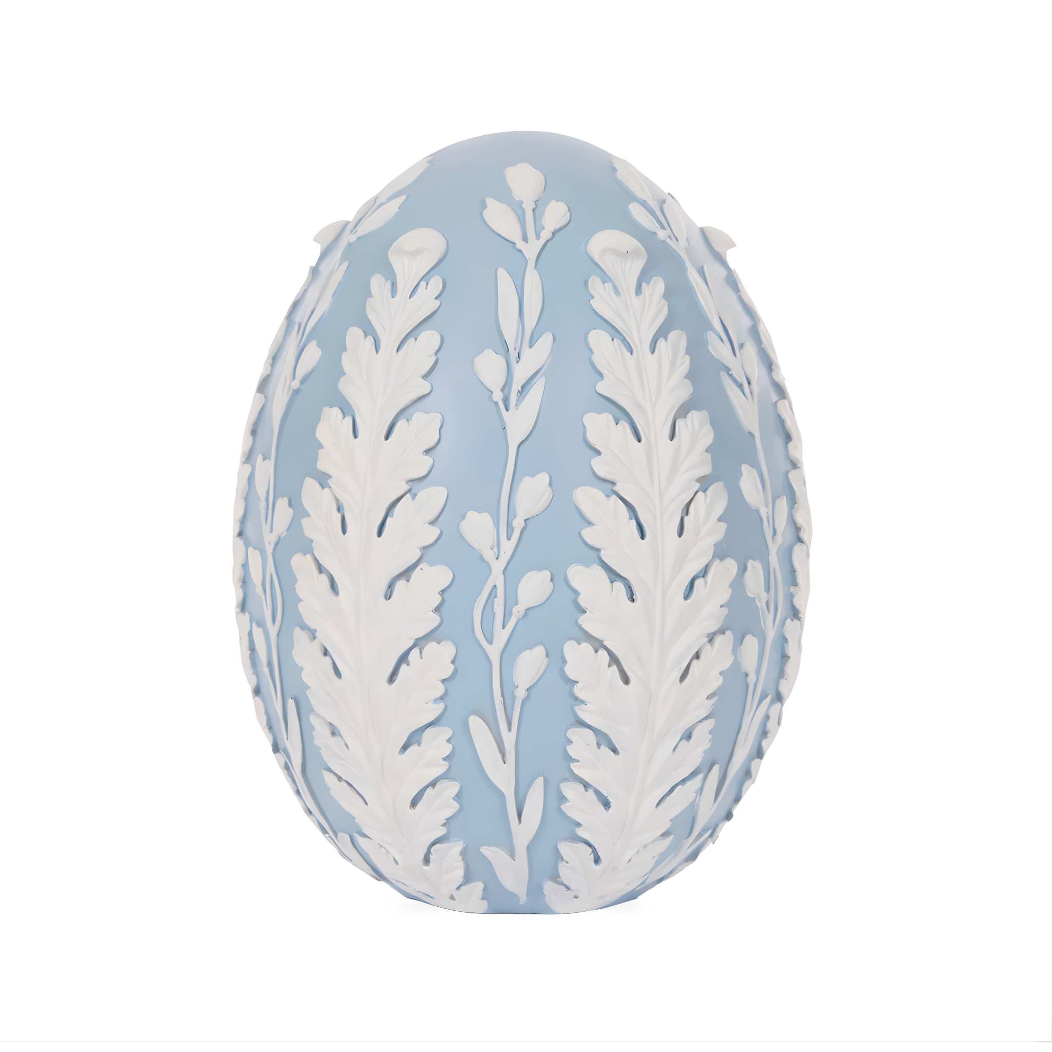 Versailles Large Blue and White Egg - LUXE AND BEAU