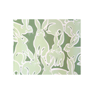 Bunnies at Brunch Pistachio Table Cloth - LUXE AND BEAU