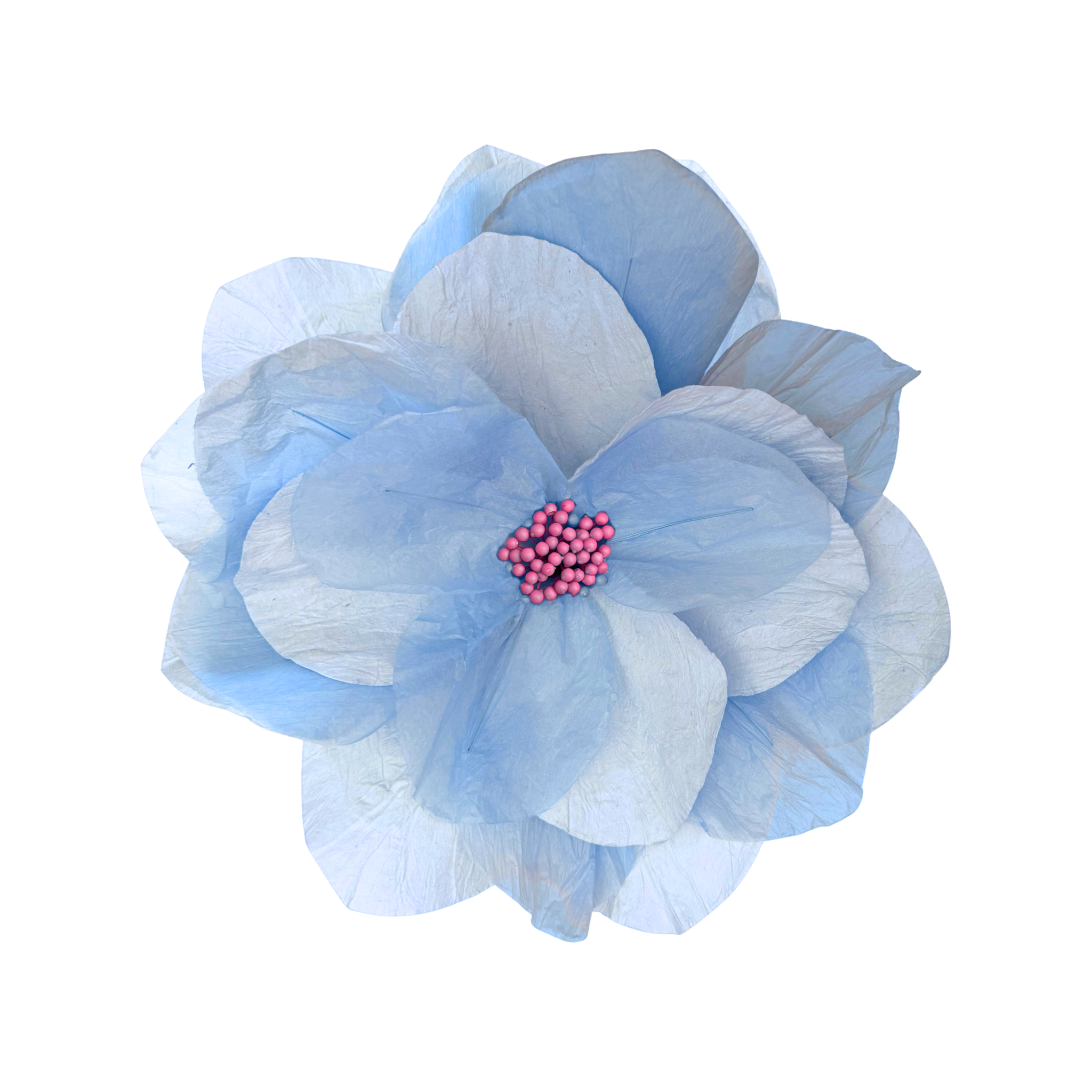 Blue Flower (Pink beads) - LUXE AND BEAU