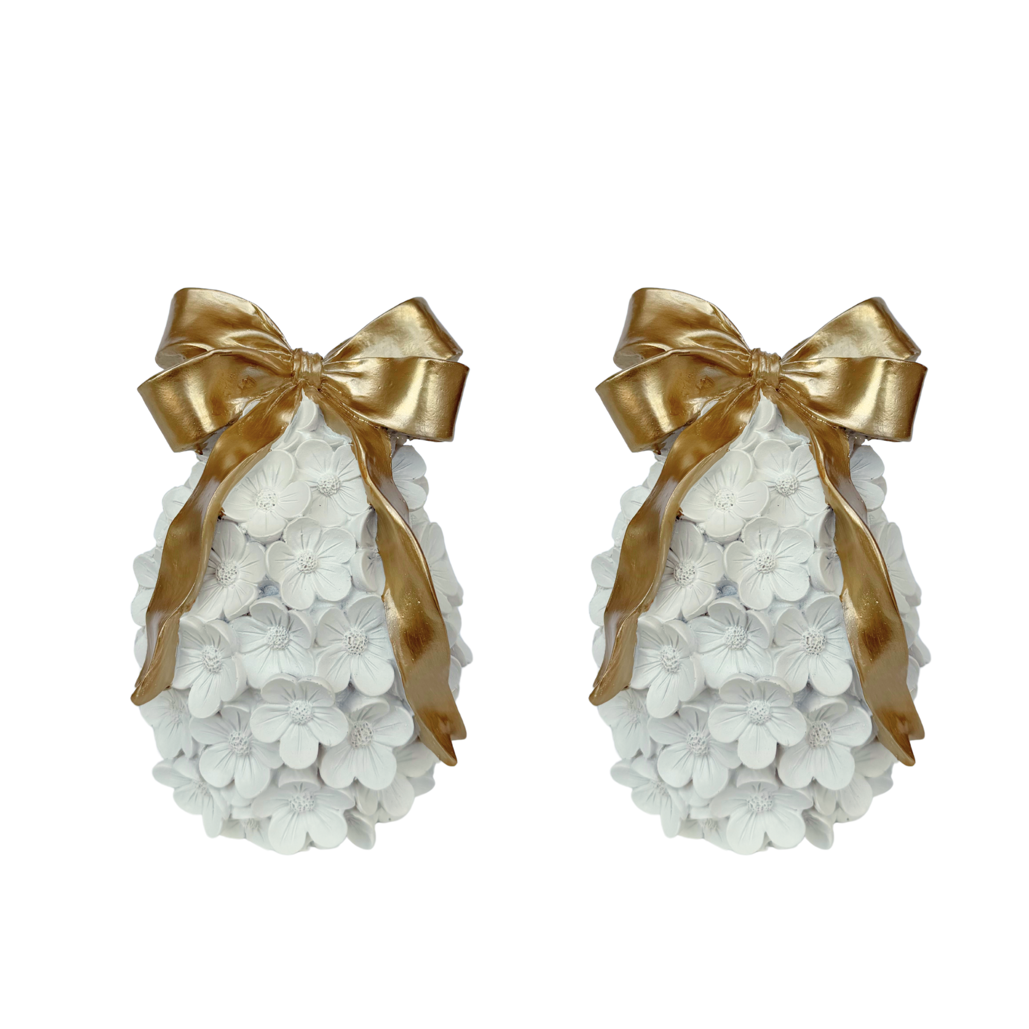 Bow & Daisy Egg (Set of 2) - LUXE AND BEAU