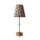 Leopard Lamp Shade & Gold Base - USB Table Lamp - LUXE AND BEAU