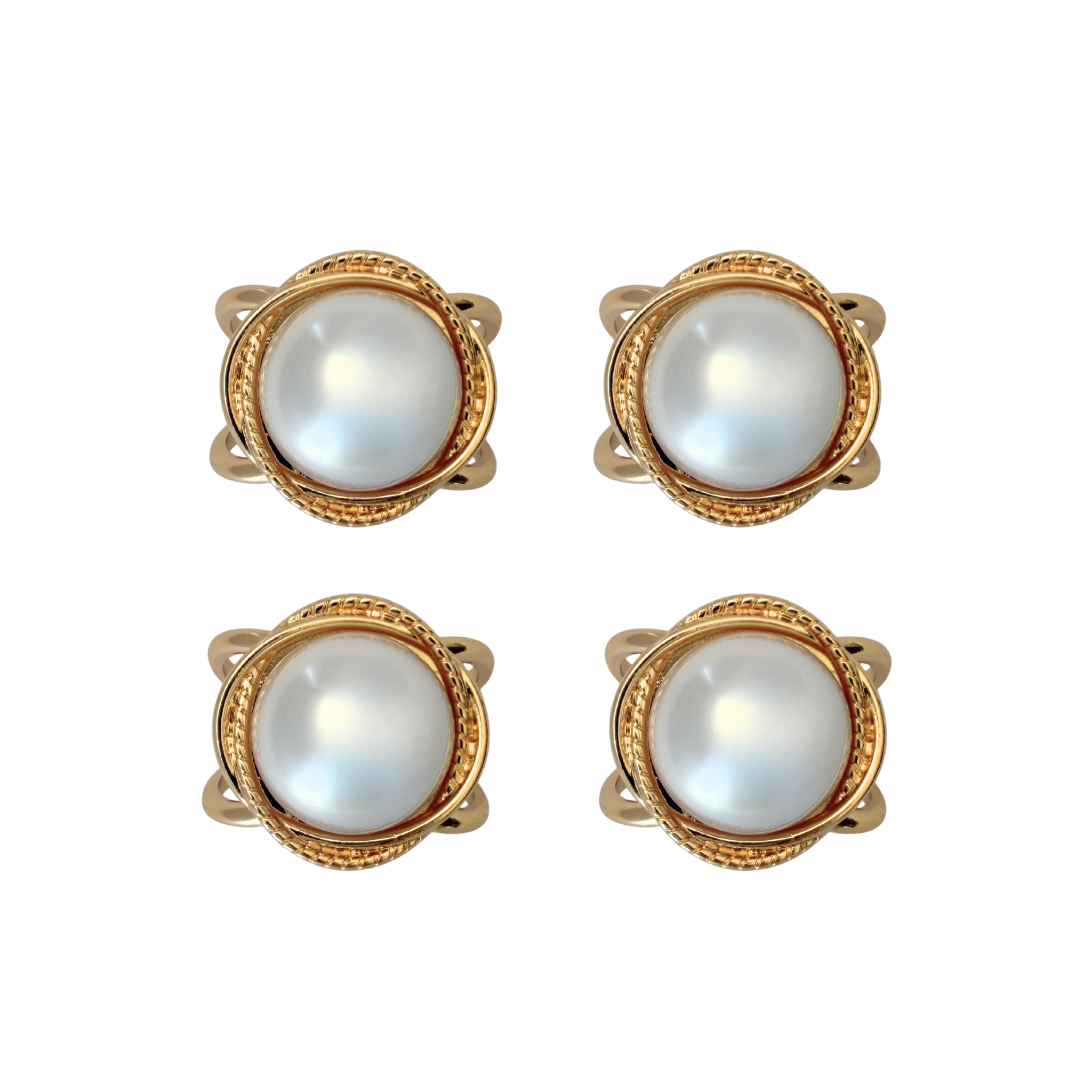 Coco Napkin Ring (Set of 4) - LUXE AND BEAU