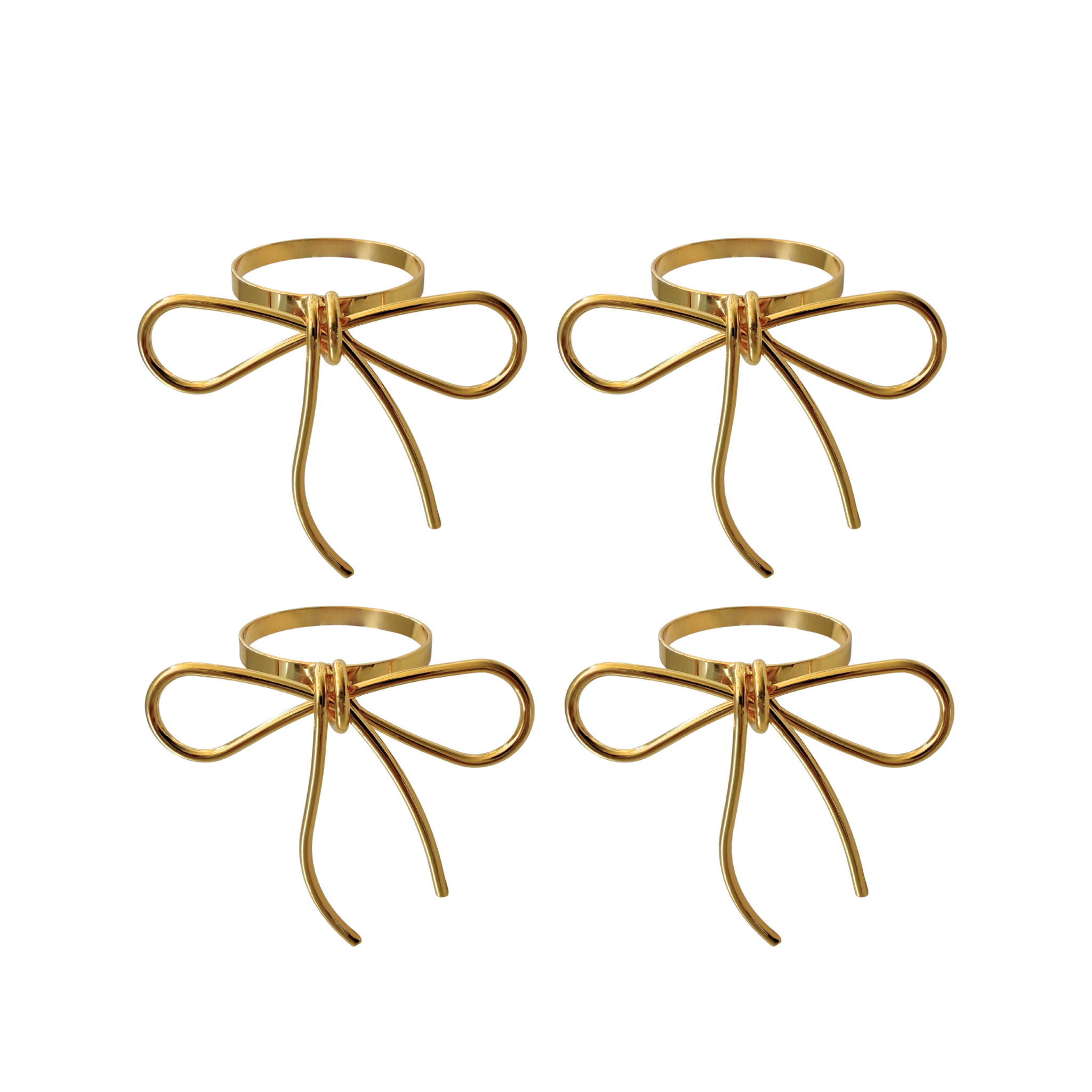 Catherine Napkin Ring (Set of 4) - LUXE AND BEAU