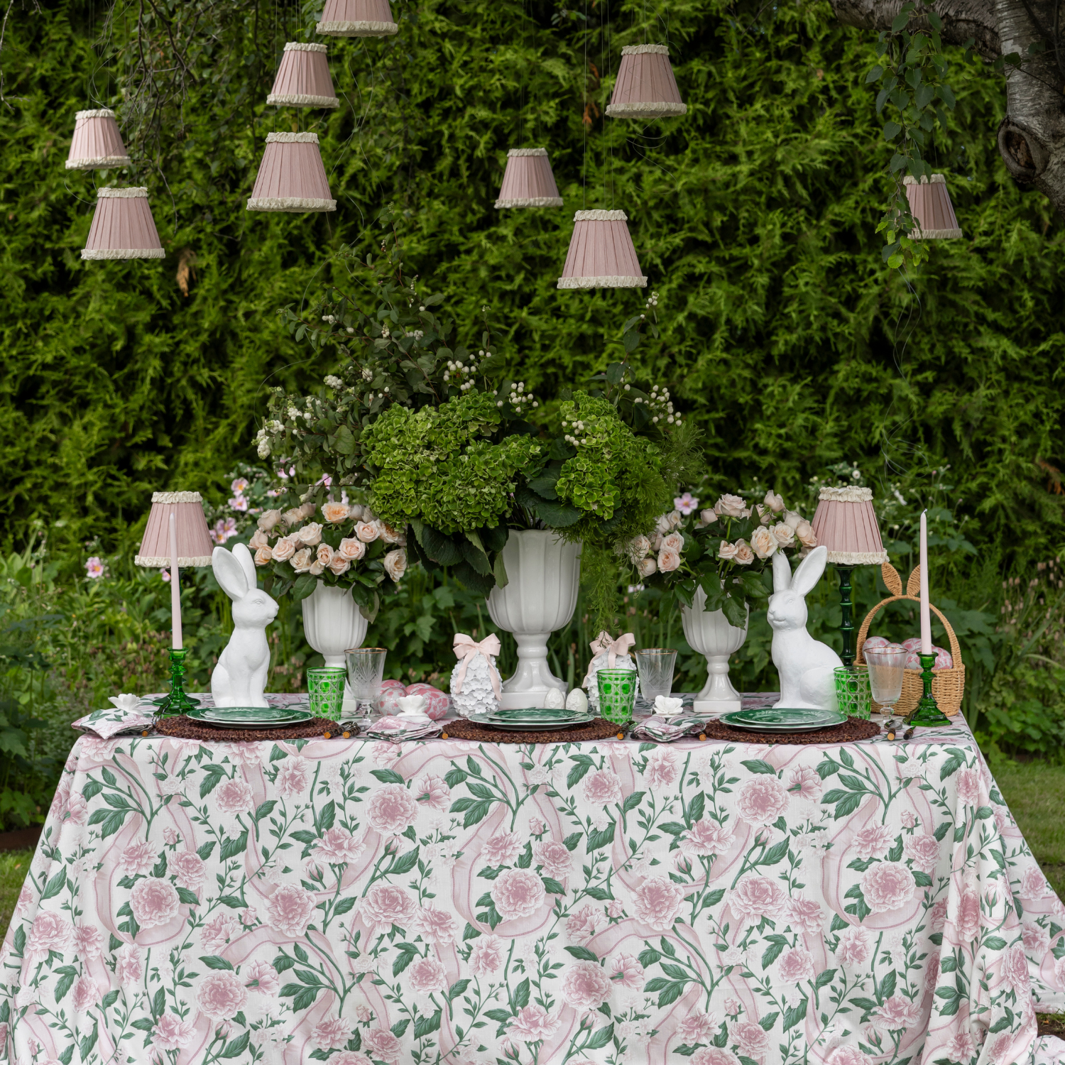 White Easter Bunnies (Set of 2) - LUXE AND BEAU