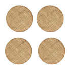 Buy Luxe Cushions & Linens - Woven Wicker Placemat (Set of 4) - By Luxe & Beau Designs 