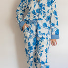 Buy Luxe Cushions & Linens - Camille Pyjamas Blue - By Luxe & Beau Designs 