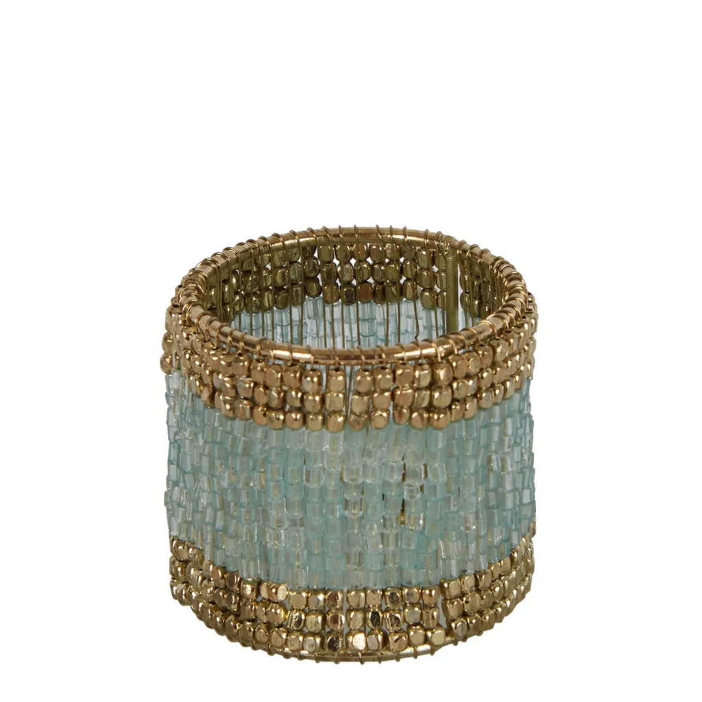 Buy Luxe Cushions & Linens - Menthe Napkin Ring - By Luxe & Beau Designs 