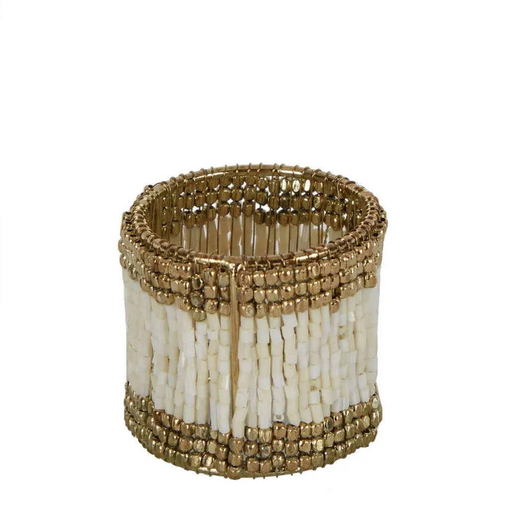 Buy Luxe Cushions & Linens - Perle Napkin Ring - By Luxe & Beau Designs 